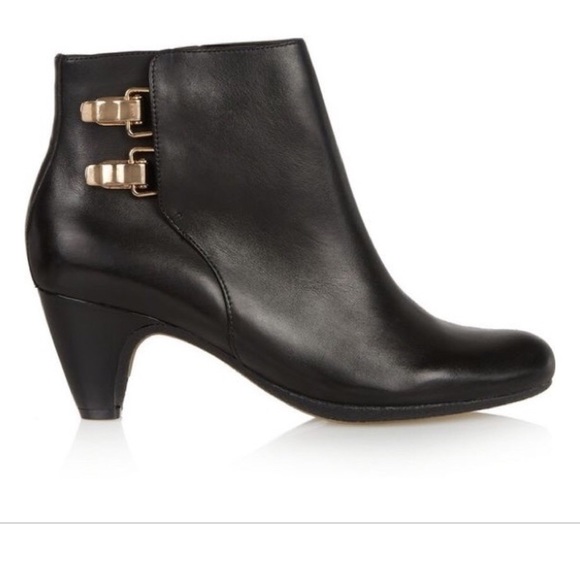 Sam Edelman Shoes - Sam Edelman Marmont Black Leather Ankle Boots